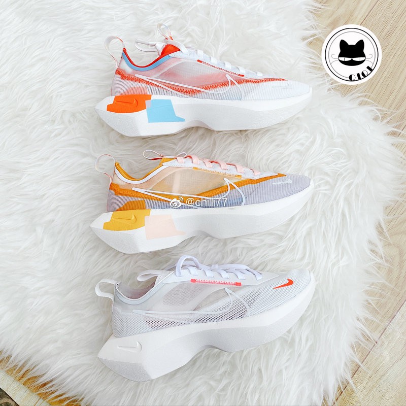 clear nike sneakers