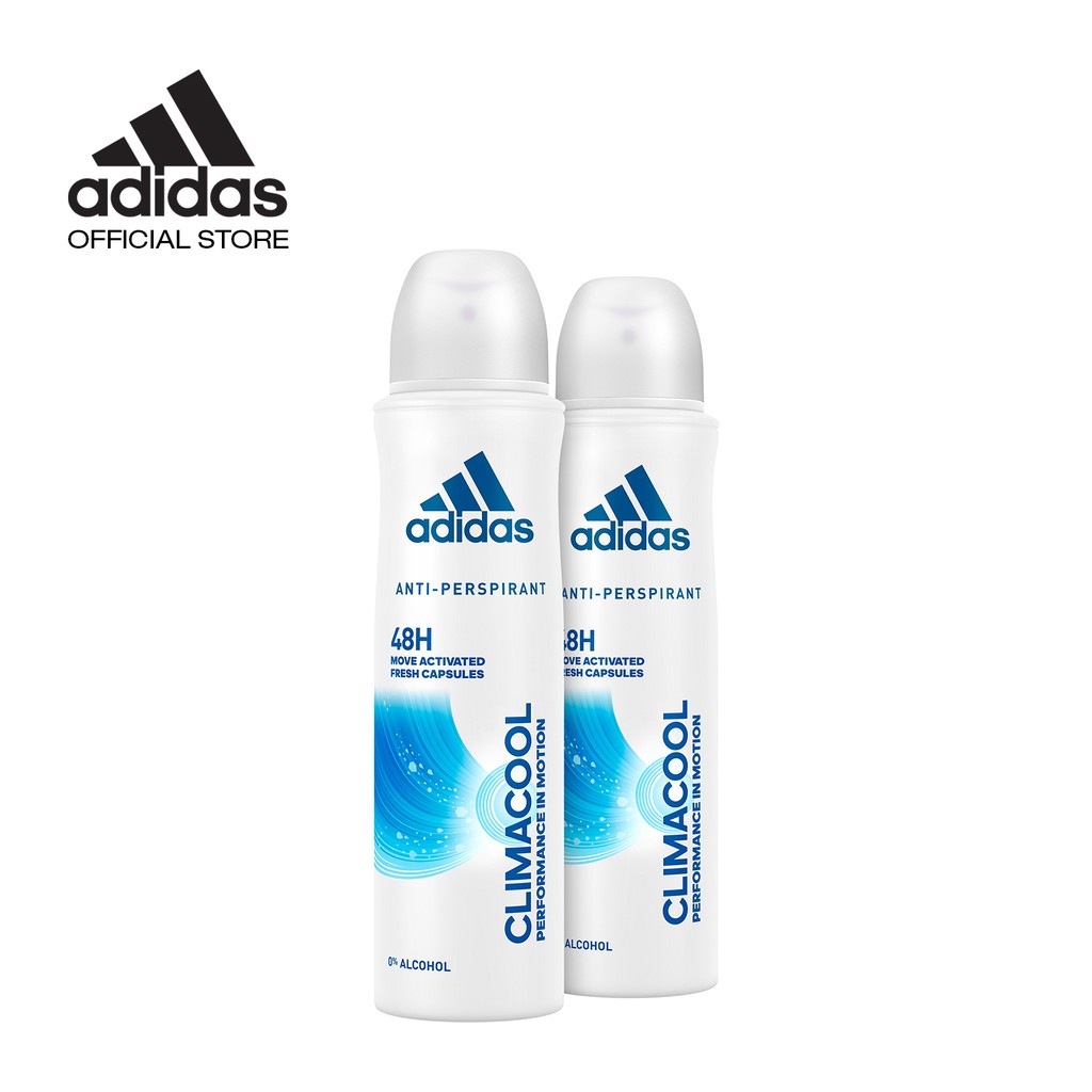 Adidas Climacool Anti-Perspirant Deodorant Body Spray for Her 150ml x 2 |  Shopee Malaysia