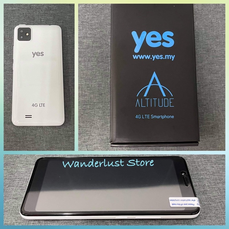 Free Prepaid Sim Card With 10gb Data Brand New Original Yes Altitude 4 Smart Phone Handphone Telefon Pintar 智能手机 Shopee Malaysia