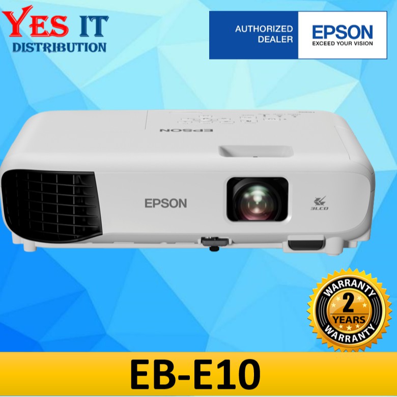 EPSON EBE10 XGA 3600 LUMENS 3LCD PROJECTOR Shopee Malaysia