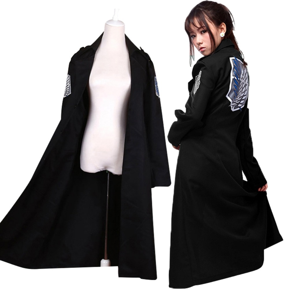 Attack on Titan Levi Rivaille Jacket Cloak Halloween Cosplay Costume Men  Women Anime Trench Coat | Shopee Malaysia