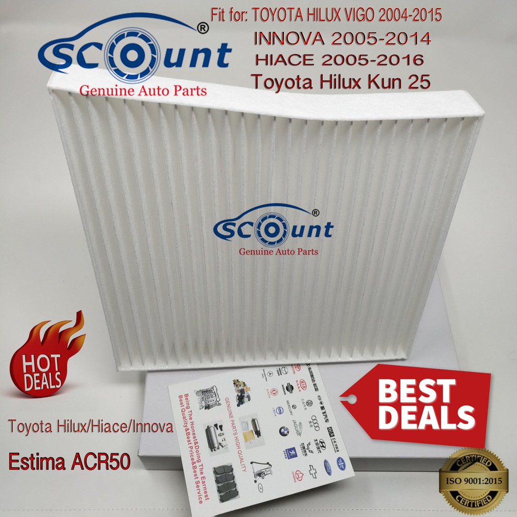014520 2650 Cabin Air Filter Toyota Vios Altis Camry Estima Hilux