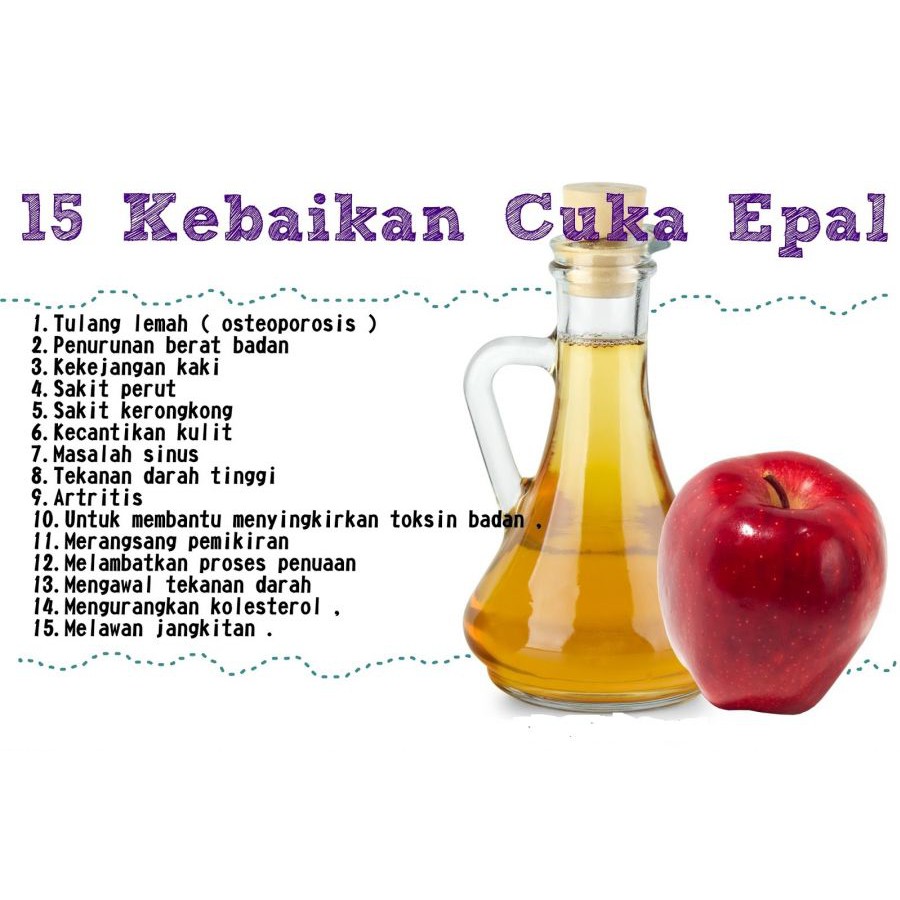 Sahara Cuka Epal Apple Vinegar 500 Ml خل التفاح Shopee Malaysia