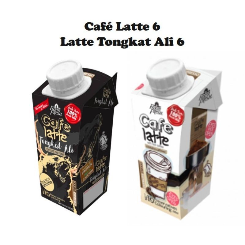 Combo LATTE Farm Fresh UHT Milk Cafe Latte / Latte Tongkat