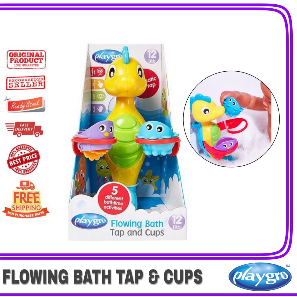 bath toy with continuous water flow
