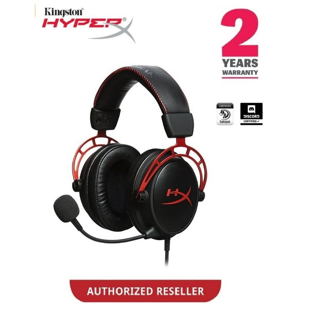 HYPERX CLOUD ALPHA GAMING HEADSET (RED) HX-HSCA-RD/AS | Shopee Malaysia