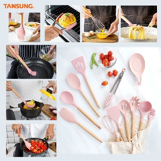   READY  STOCK  12Pcs Cooking Tools Kitchen  Cookware Set  