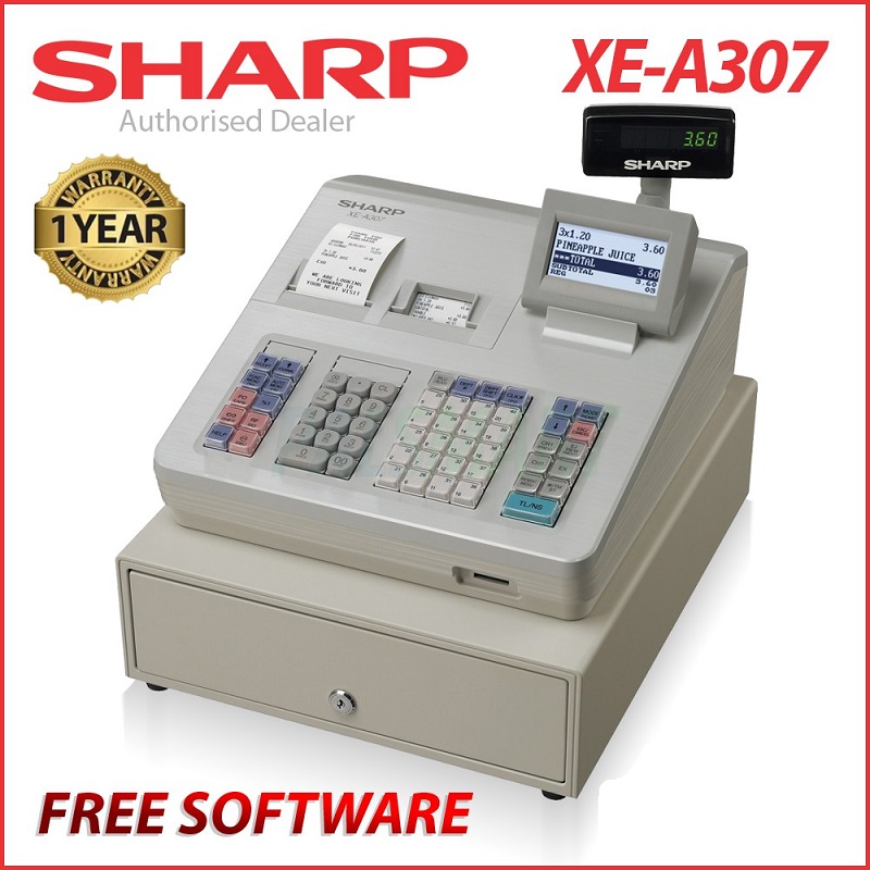 Sharp XEA207 Cashier Machine Cash Register XEA207 / XEA217 / XEA307