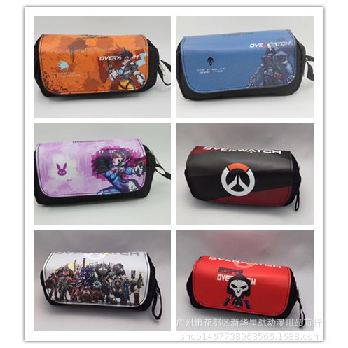 Anime Game Overwatch Overwatch Pen Case Middle School Student Genji Student Stationery Box Pencil Case Bag Shopee Malaysia - details about kids school stationary bag pen pencil case box harry potter roblox pencil bags