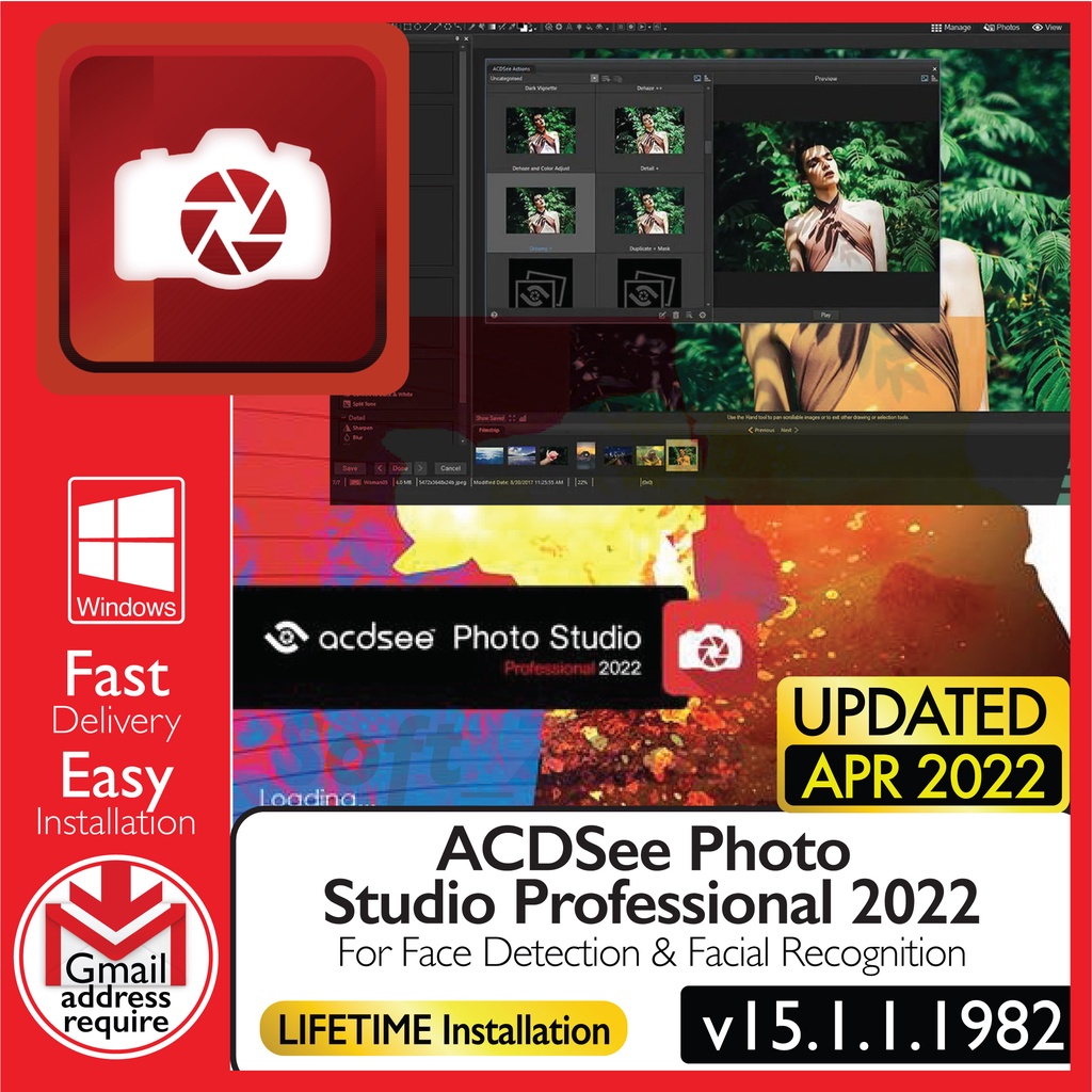 ACDSee Photo Studio Professional 2022 v15.1.1 Face Detection & Facial
