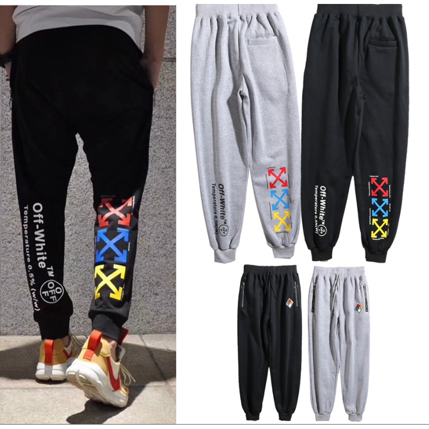 off white sweatpants mens