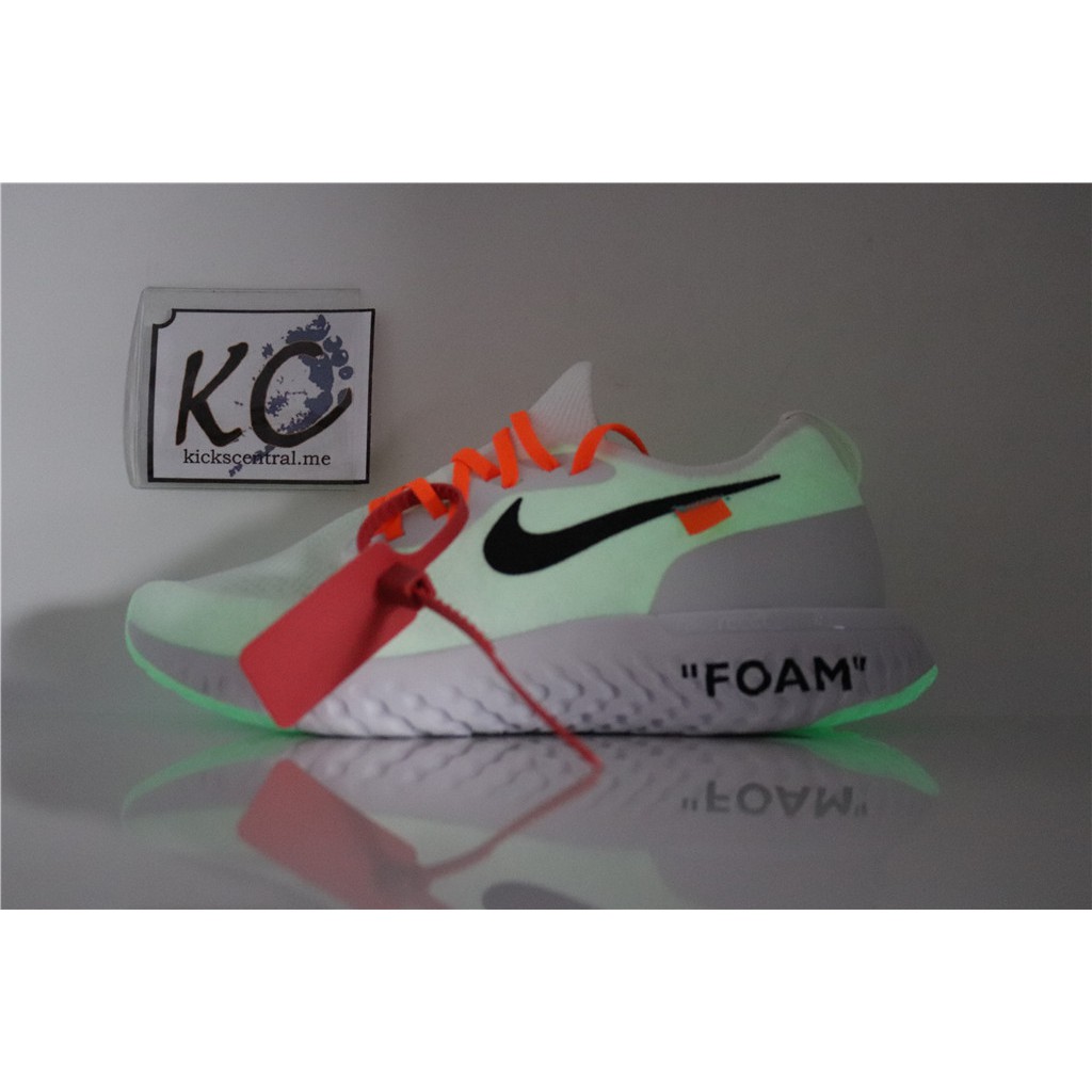 off white nike epic react