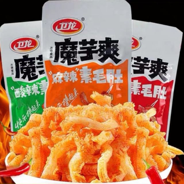 [READY STOCK] 卫龙 魔芋爽 18g 香辣味 / 酸辣味 素毛肚