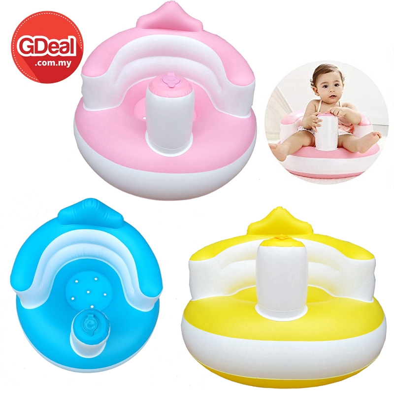 GDeal Baby Portable Inflatable Bedroom Bathroom Sofa Infant Dining Lunch Chair