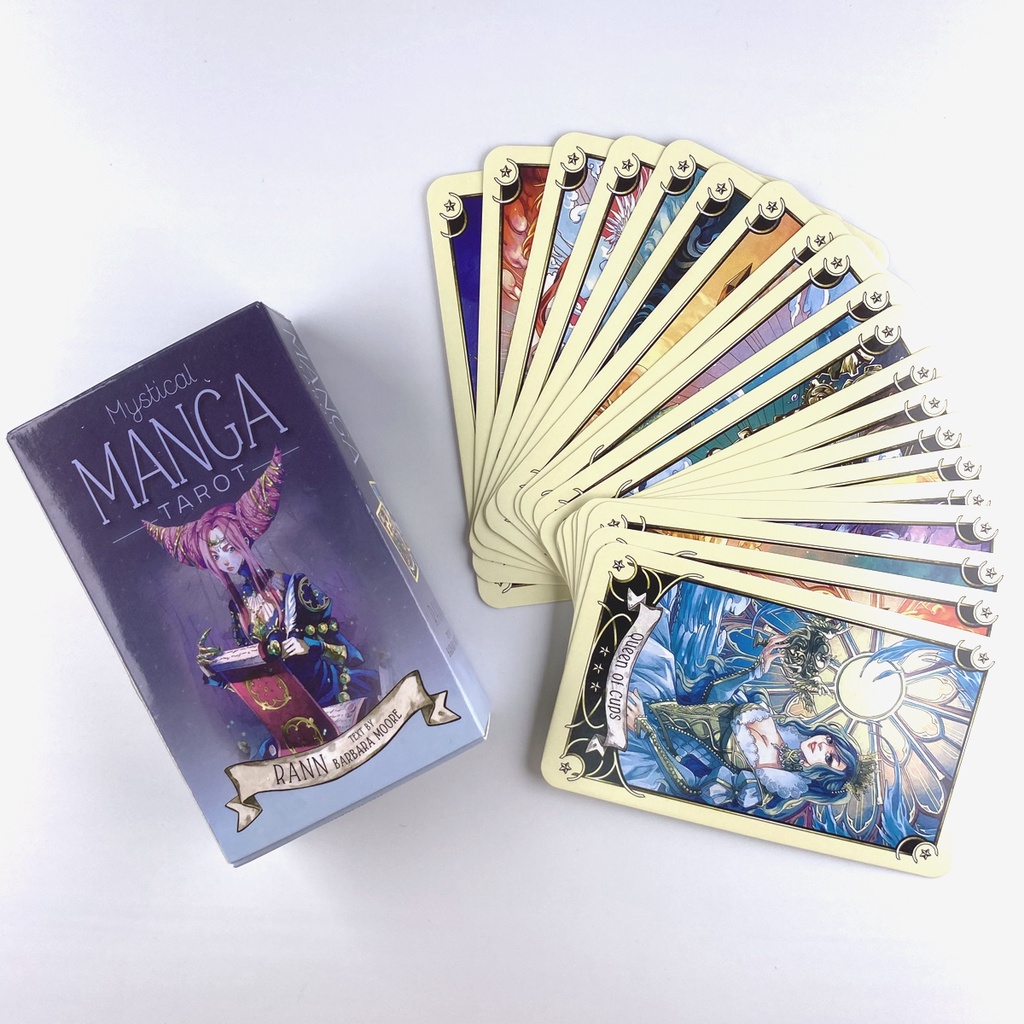 Must Reliable Mystical Manga Tarot Deck Fortune-telling Prophecy Oracle Cards PDF Guidebook Course Tutorial Guide Kursus - Image 2