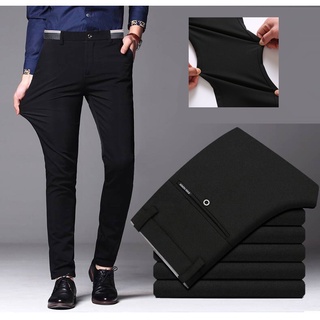 🇲🇾 READY STOCK CEO Formal Pants Elastic Smart Men Business Trousers Casual Pant Office Wear Clothing Bottom MP 049