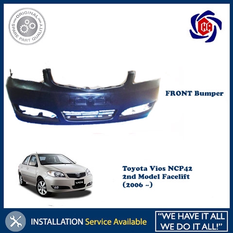 toyota vios front bumper replacement