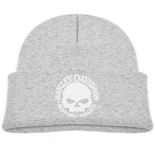 Knit Caps Beanie Hats Harley Davidson Skull Fashion Kids