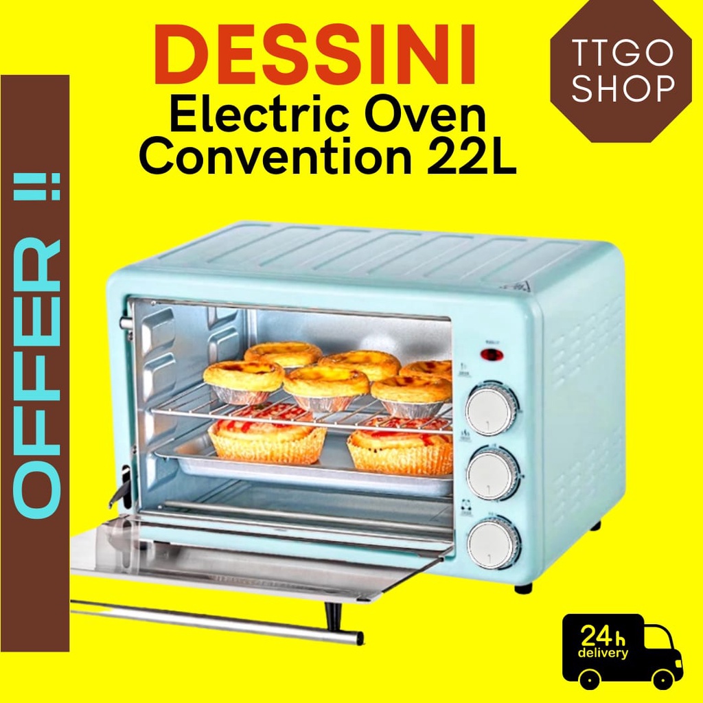 DESSINI ITALY Electric Oven Convention 22L Shopee Malaysia