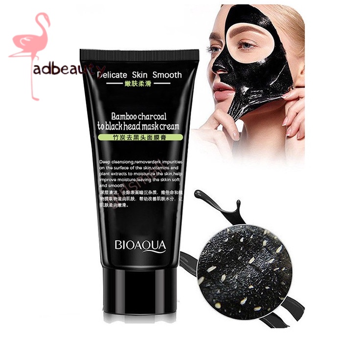 Bioaqua Bamboo Charcoal Black Mask Face Skin Care Blackhead Remover Oil