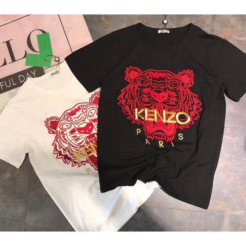 kenzo tiger head t shirt