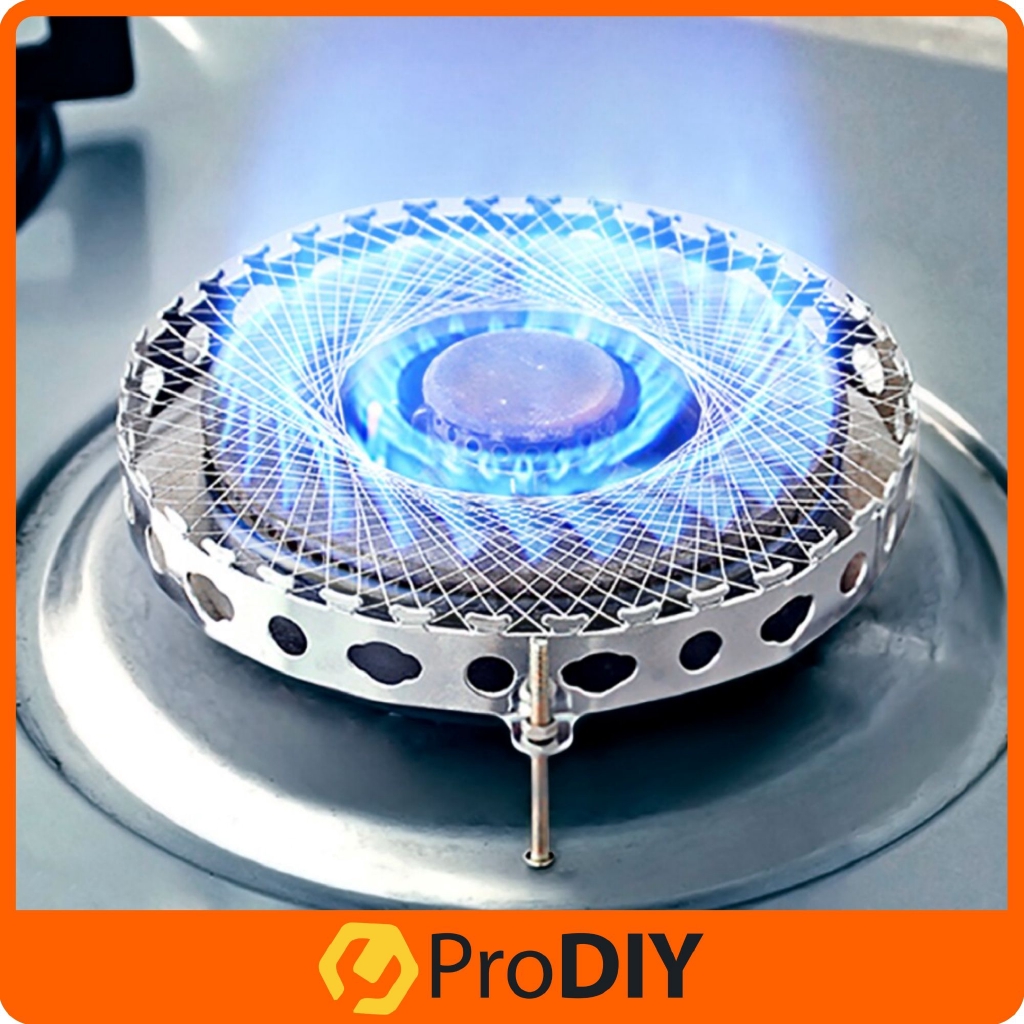 Mesh Net Round Gas Stove Fire Ring Energy Saving Windproof Gather Fire Insulation Pot Holder