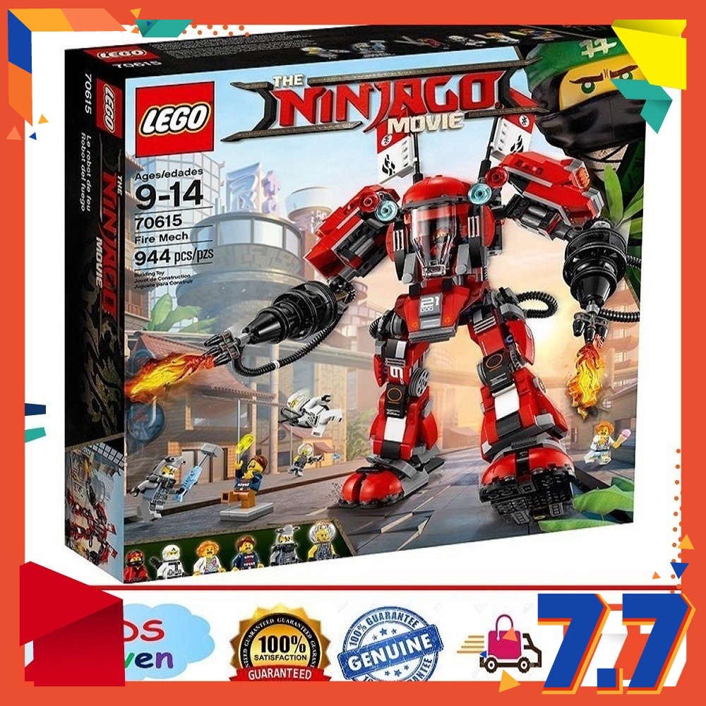 lego ninjago movie kai's fire mech