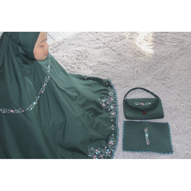 Buy Telekung Travel Sulam Cotton Roselle Seetracker Malaysia