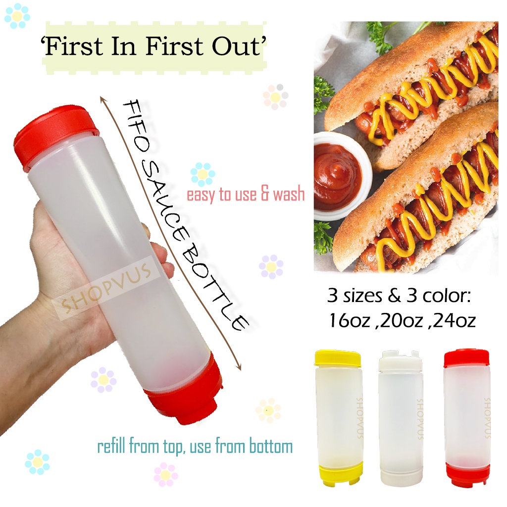 [ReadyStock] Botol Sos Subway / FIFO FIRST IN FIRST OUT Sauce Squeezer