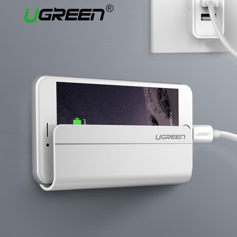 Ugreen Universal Wall Stand Mount Phone Charger Holder Ee Malaysia - Iphone Wall Holder Charger