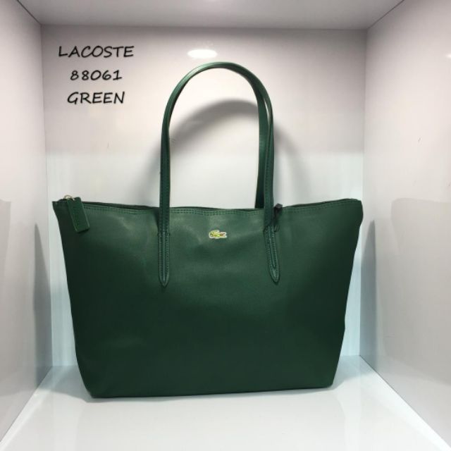 lacoste tote bag green