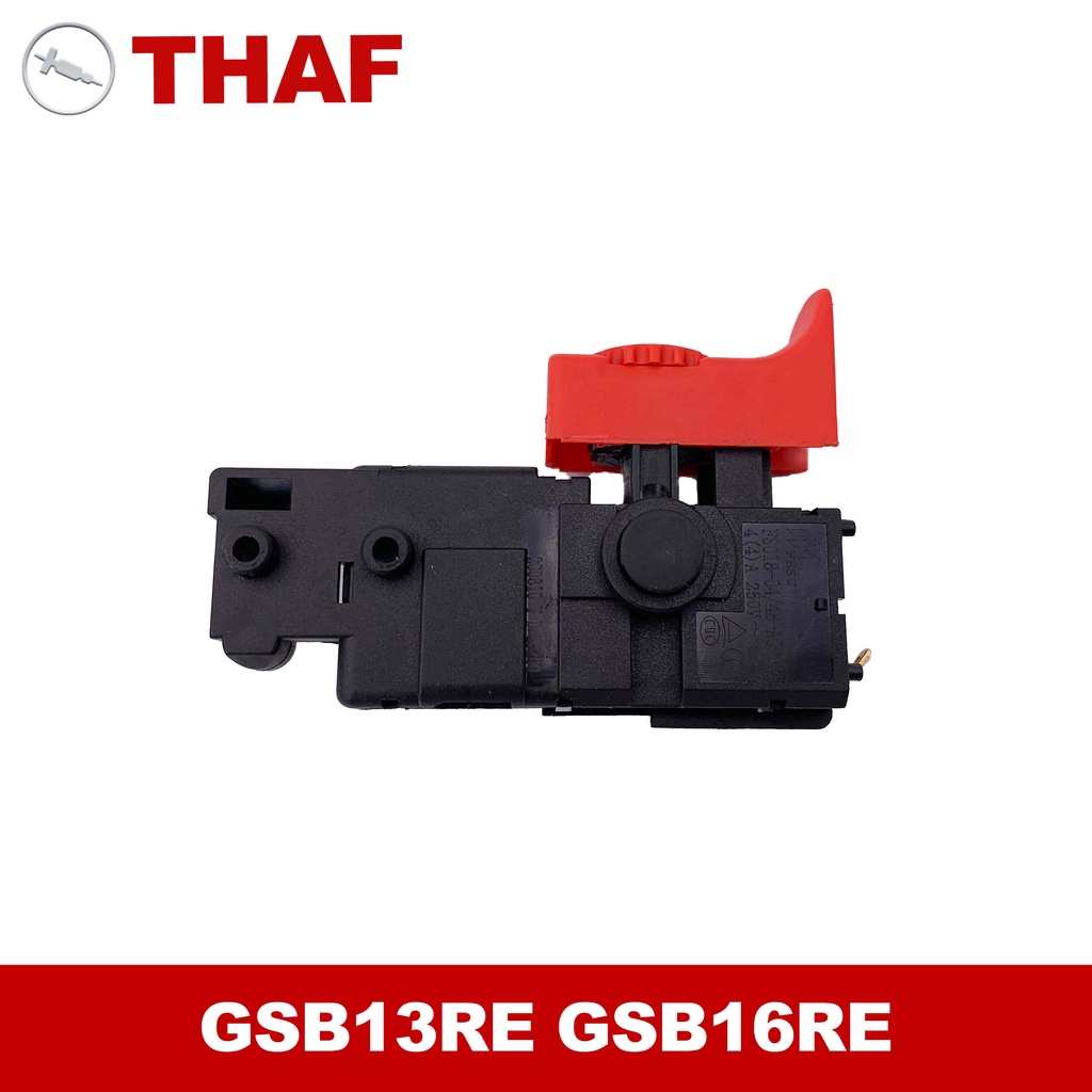 Electric Churn Drill Hammer Trigger Switch GSB13RE/GSB16RE AC250V 4A 