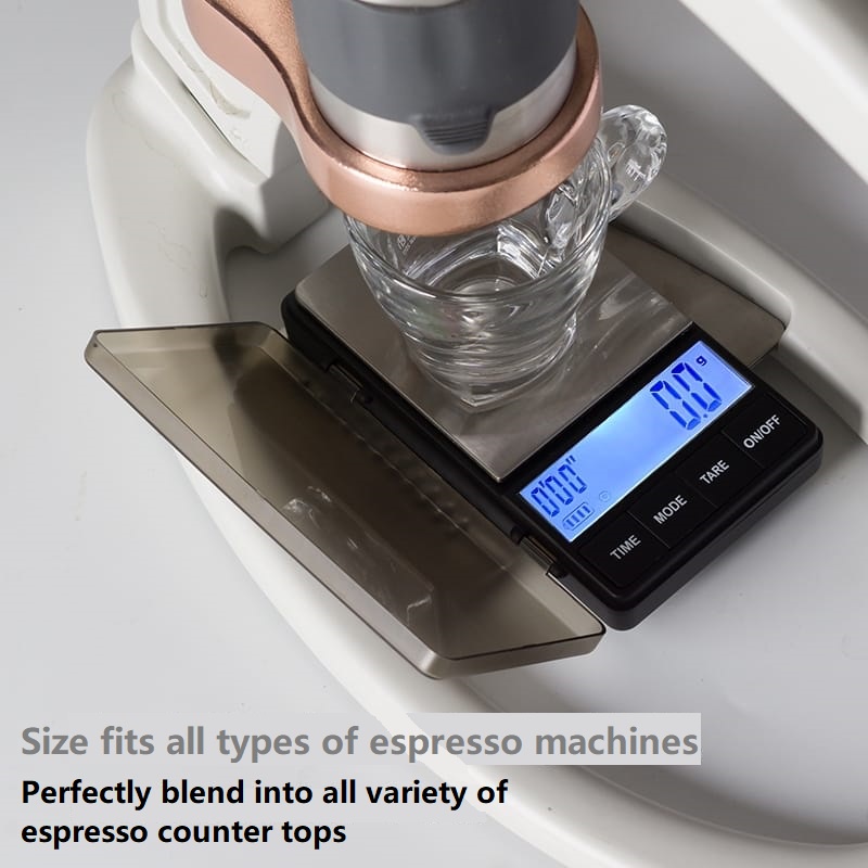 Mini Coffee Scale With Timer For Flair / Cafelat Robot / Rok Shopee