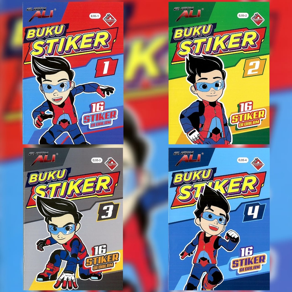 MEDIA BOOKS : AJEN ALI BUKU STIKER ( EJ3S ) | Shopee Malaysia