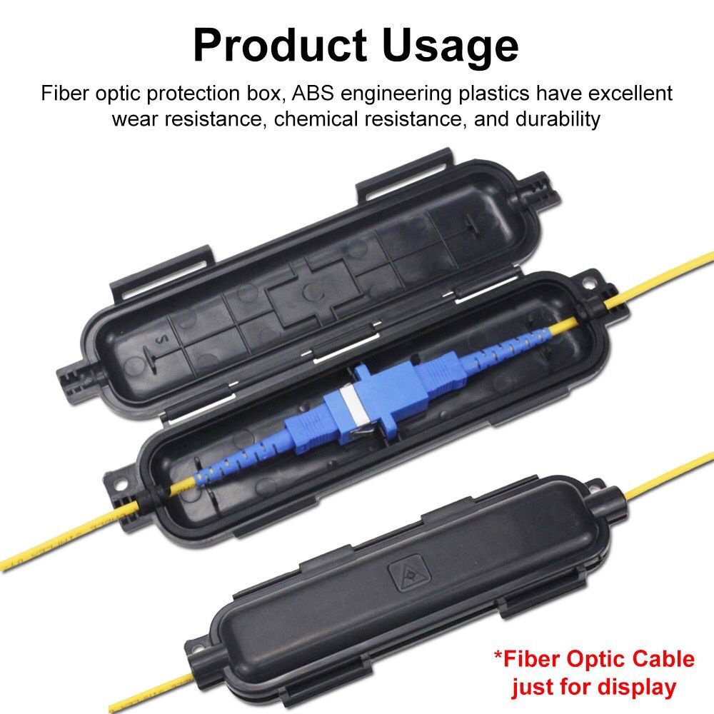 Optical Fiber Waterproof Box FTTH Drop Cable Protection Box for Indoor