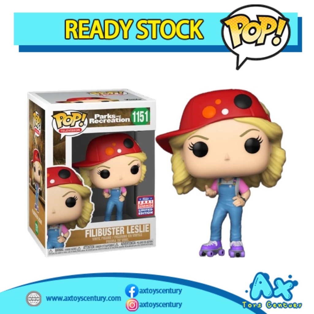 Funko Pop! Television: Parks and Recreation - Filibuster Leslie #1151 Limited Edition 100% Genuine