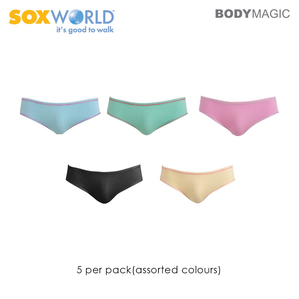 Underwear Women 5 Pcs Ladies Panty Body Magic 5 In 1 Ladies Panties Cotton Spandex Innerwear 3210