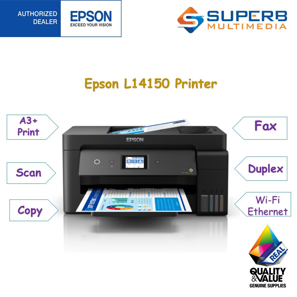 Epson L14150 Wi-fi Duplex Aio Printer 