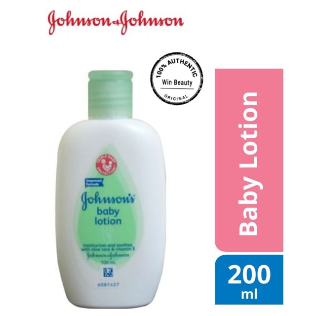 johnson's aloe and vitamin e lotion