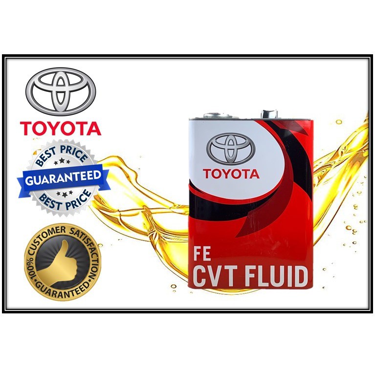 Toyota ATF CVT FE 4L Auto Transmission Fluid CVTFE 4Liter 08886