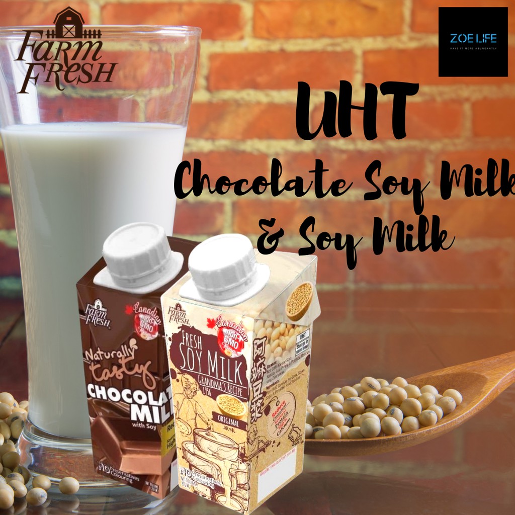 Farm Fresh UHT Soy Milk Original 200ml