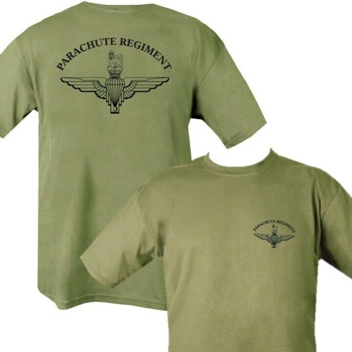 British Army Para Tshirt Mens S2Xl Parachute Regiment Paratrooper   48952626d5aa8e0e6080ecca7af2c650