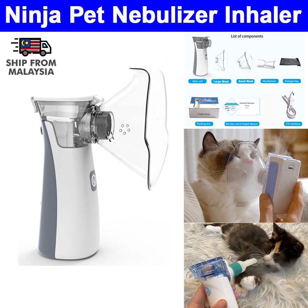 Ninja Pets Portable Nebulizer Handheld Atomizer Inhaler | Shopee Malaysia