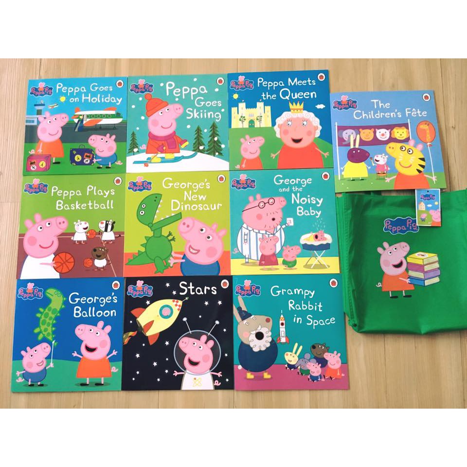 Peppa Pig New Picture Books! (Green Bag) | Shopee Malaysia