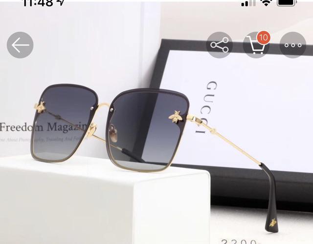 gucci black sunglasses with bee