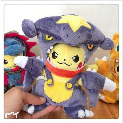 pikachu garchomp plush