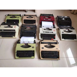 🍀[Limited Time Discount]🍀Item Good English Typewriter Old-Fashioned Retro Printable Typeable Old-Fashioned Machinery Can