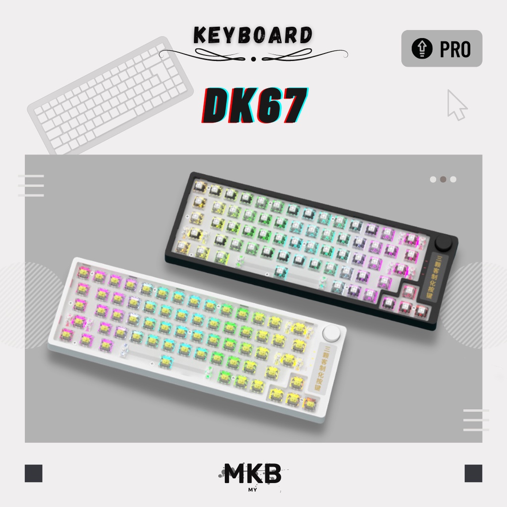 [READY STOCK] DK67 V2 Pro / Infinity 67 v2 Pro Keyboard Kit HotSwap