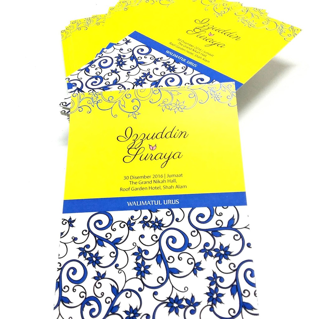 A6 SINGLE SIDE Art Card 260 gsm custom printing services sesuai untuk invitation , kad kahwin dan postcard print A