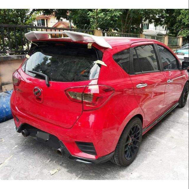 Custom Made Mercedes A45 spoiler for New Myvi  Shopee 